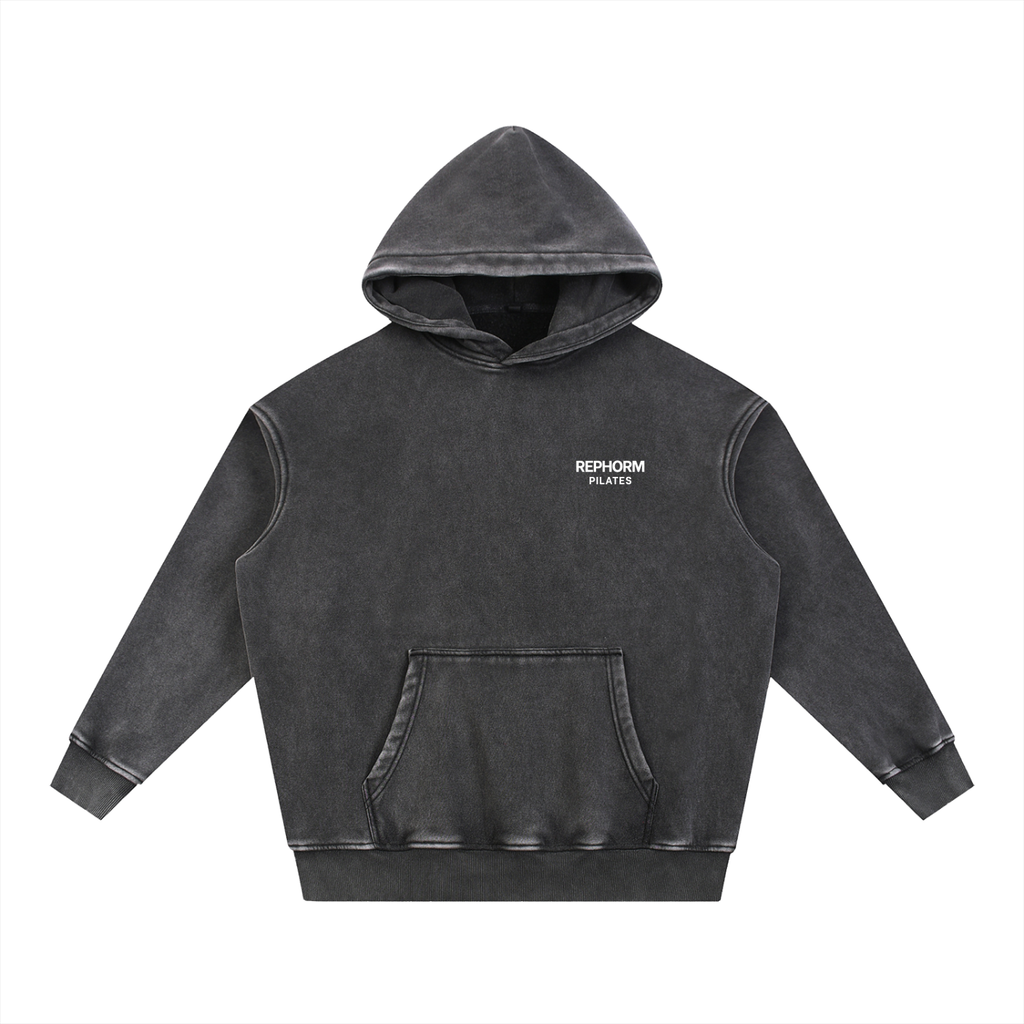 REPHORM Healing Snow Wash Fleece Oversize Hoodie