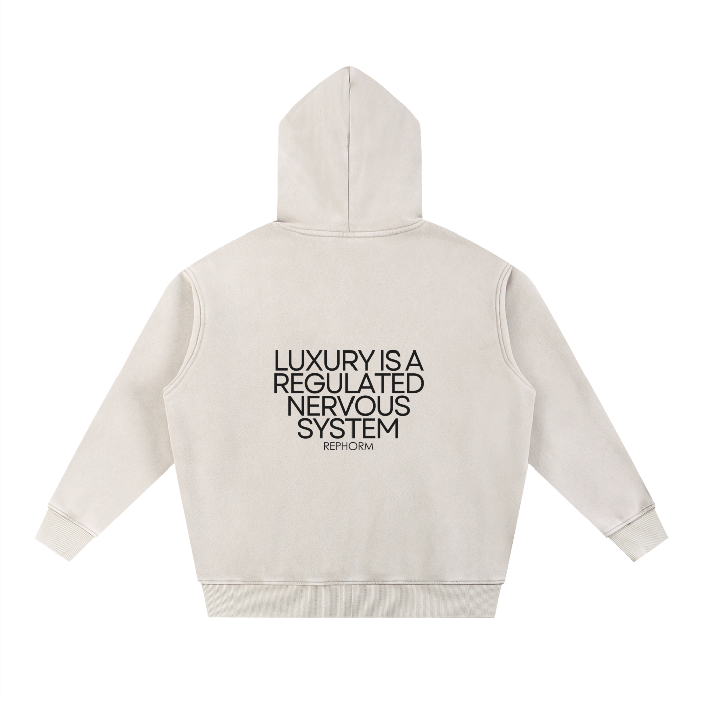 Snow Wash Fleece Oversize Hoodie