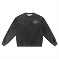 REPHORM Reset Club Snow Wash Oversized Crewneck Sweatshirt