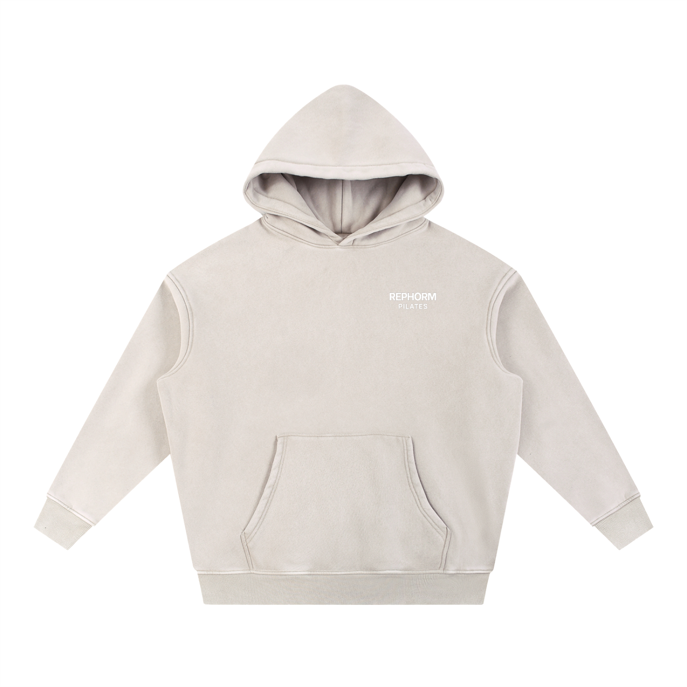 REPHORM Nervous System Snow Wash Fleece Oversize Hoodie