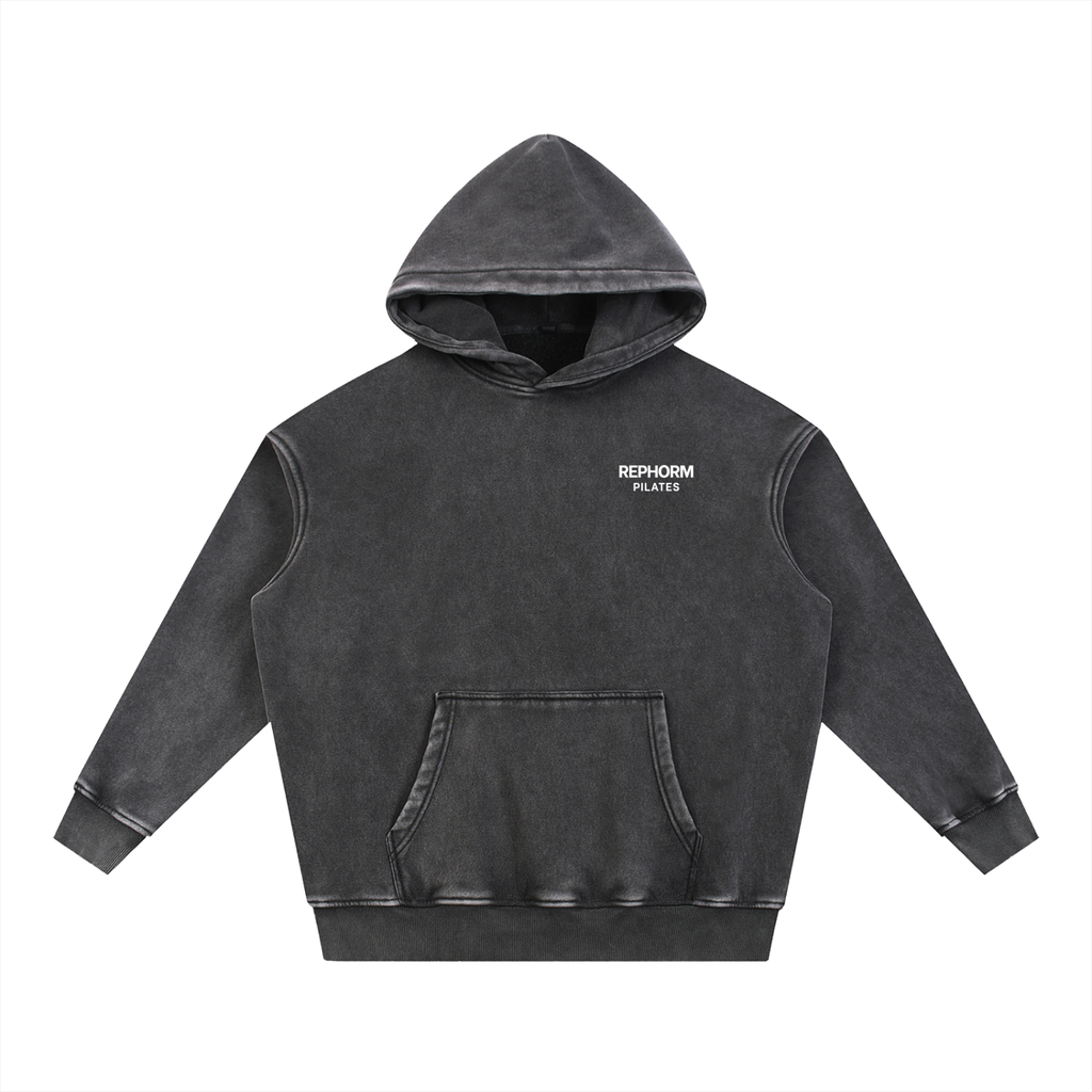 REPHORM Nervous System Snow Wash Fleece Oversize Hoodie