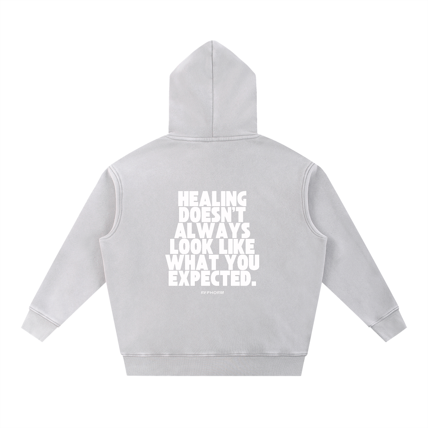 REPHORM Healing Snow Wash Fleece Oversize Hoodie