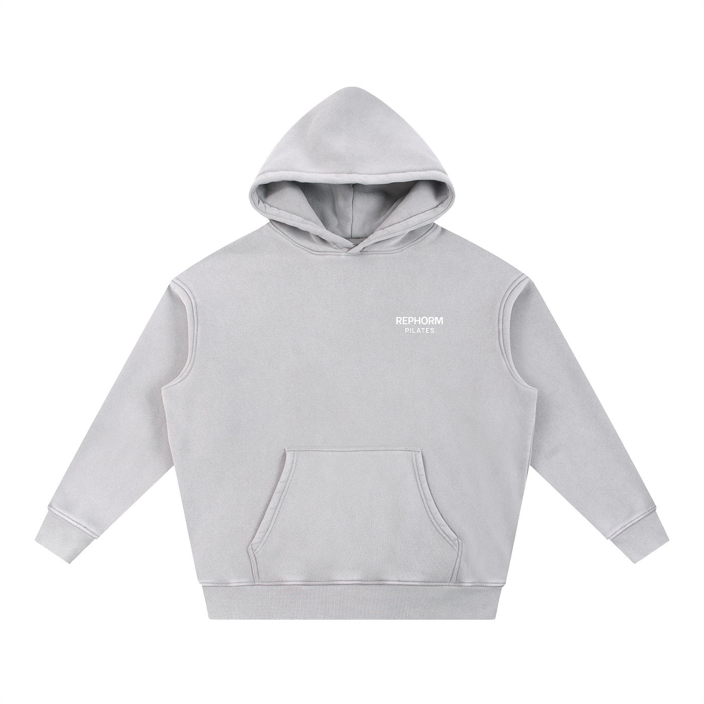 REPHORM Healing Snow Wash Fleece Oversize Hoodie