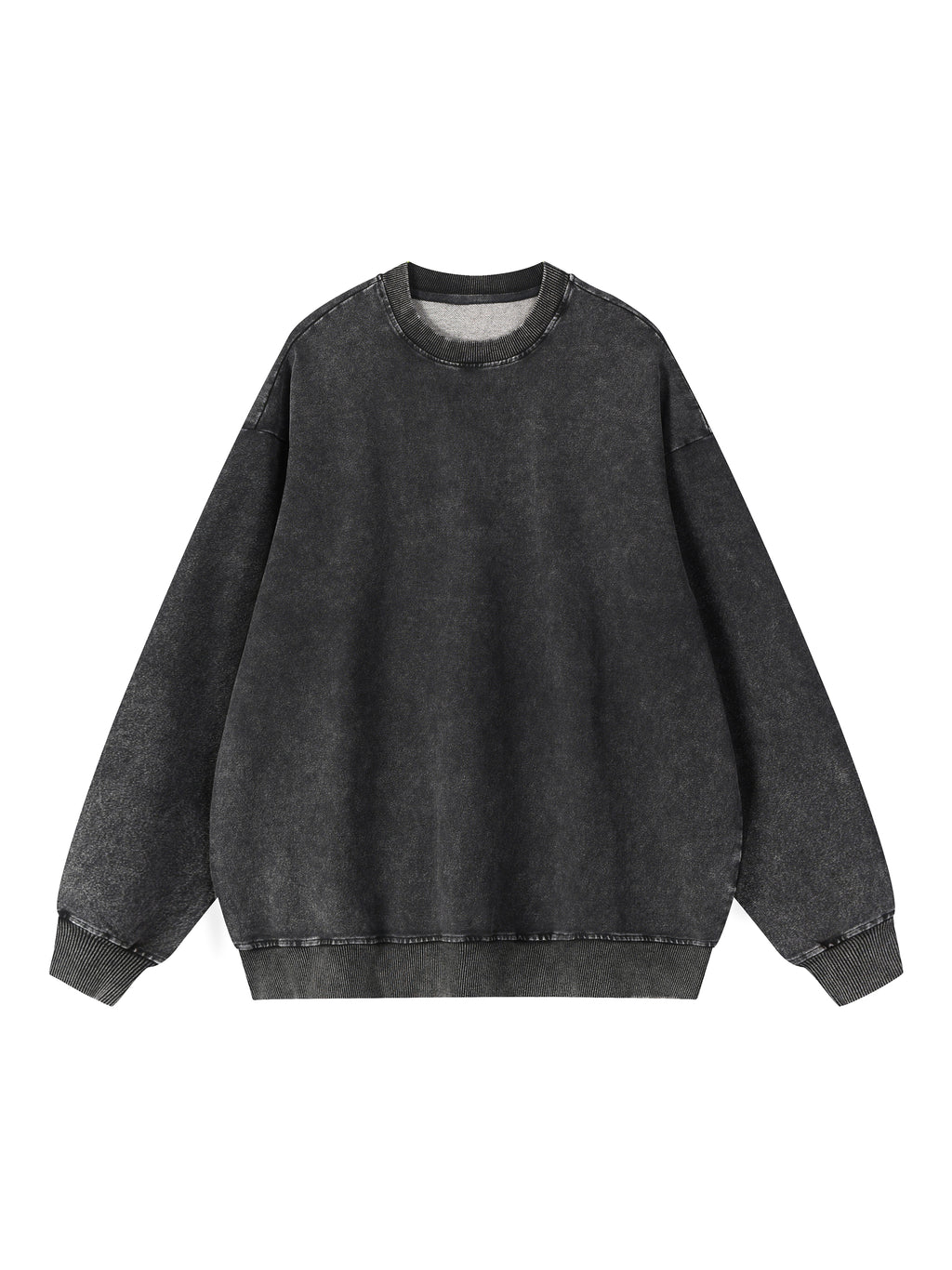 REPHORM Reset Club Snow Wash Oversized Crewneck Sweatshirt