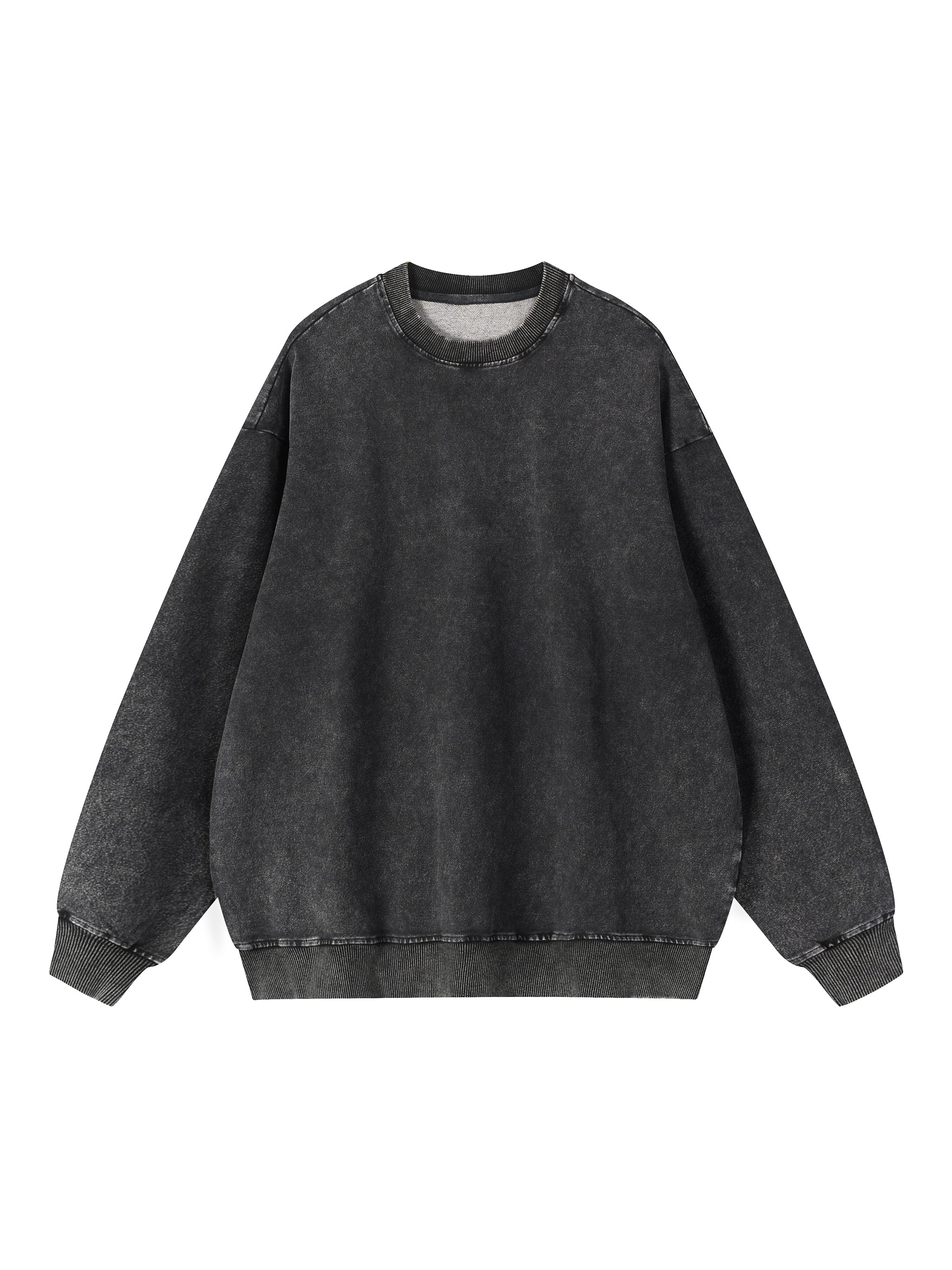 REPHORM Reset Club Snow Wash Oversized Crewneck Sweatshirt