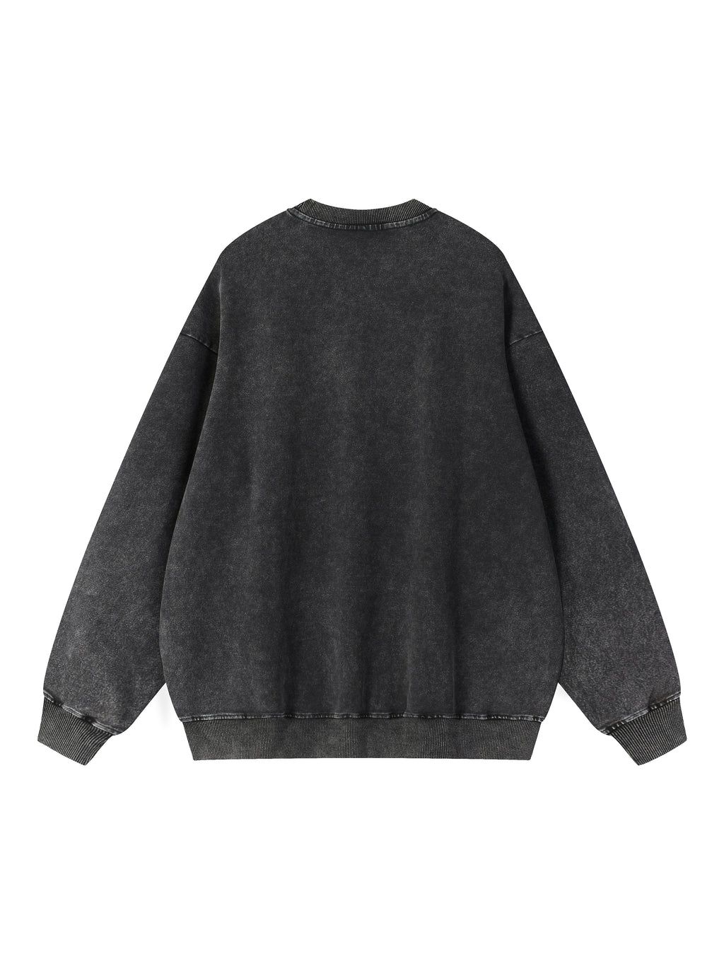 REPHORM Reset Club Snow Wash Oversized Crewneck Sweatshirt