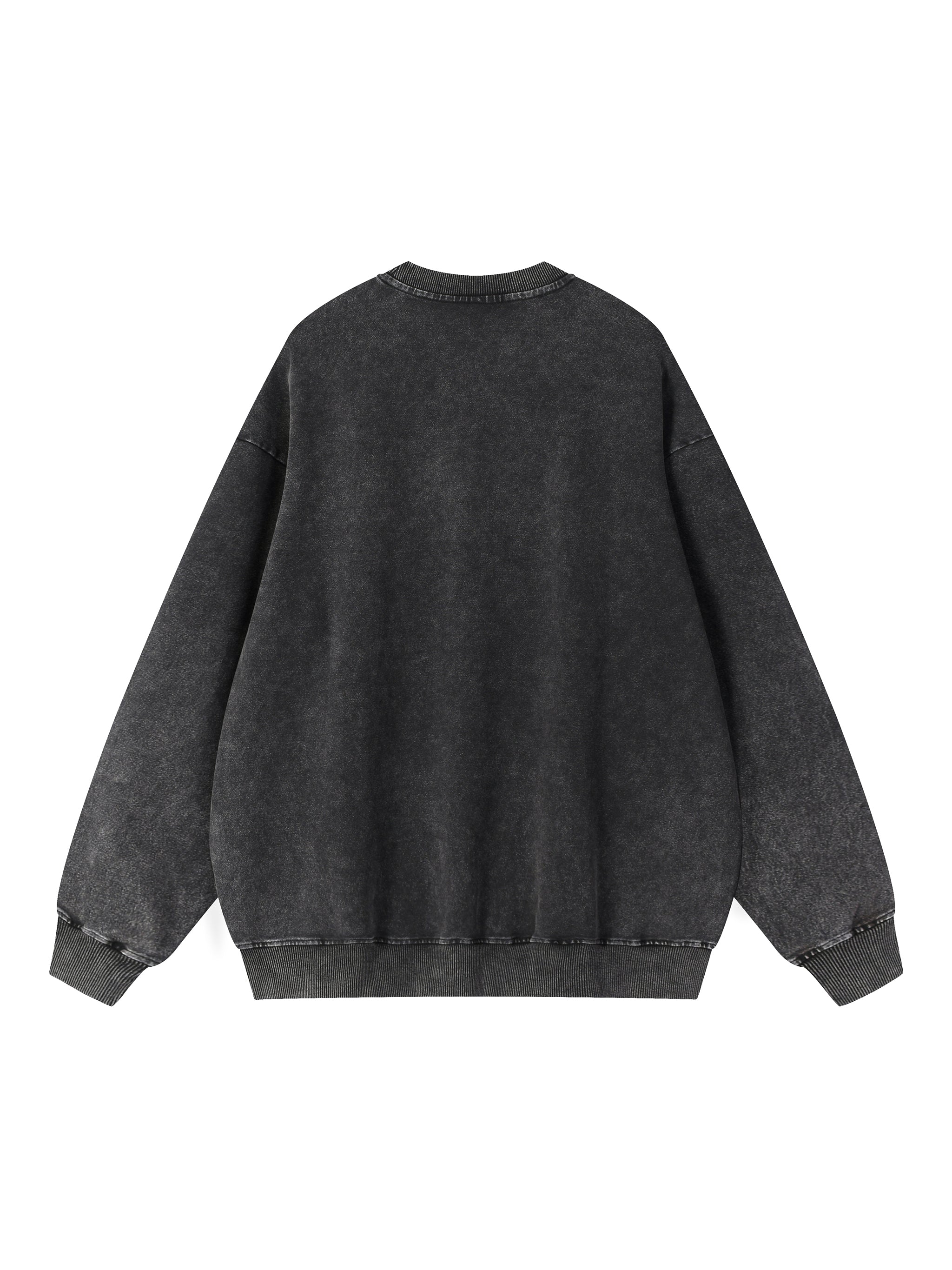 REPHORM Reset Club Snow Wash Oversized Crewneck Sweatshirt