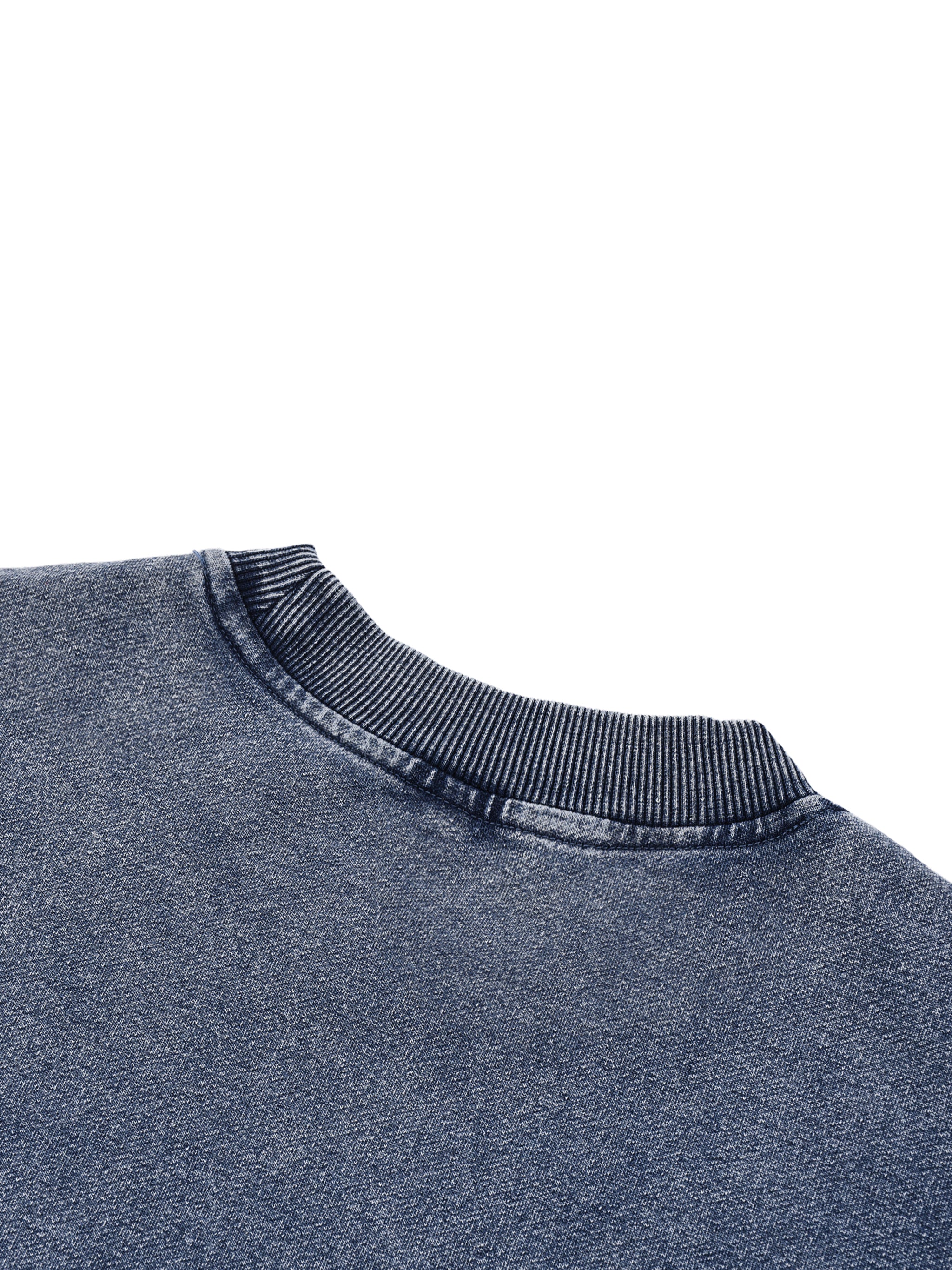 REPHORM Reset Club Snow Wash Oversized Crewneck Sweatshirt